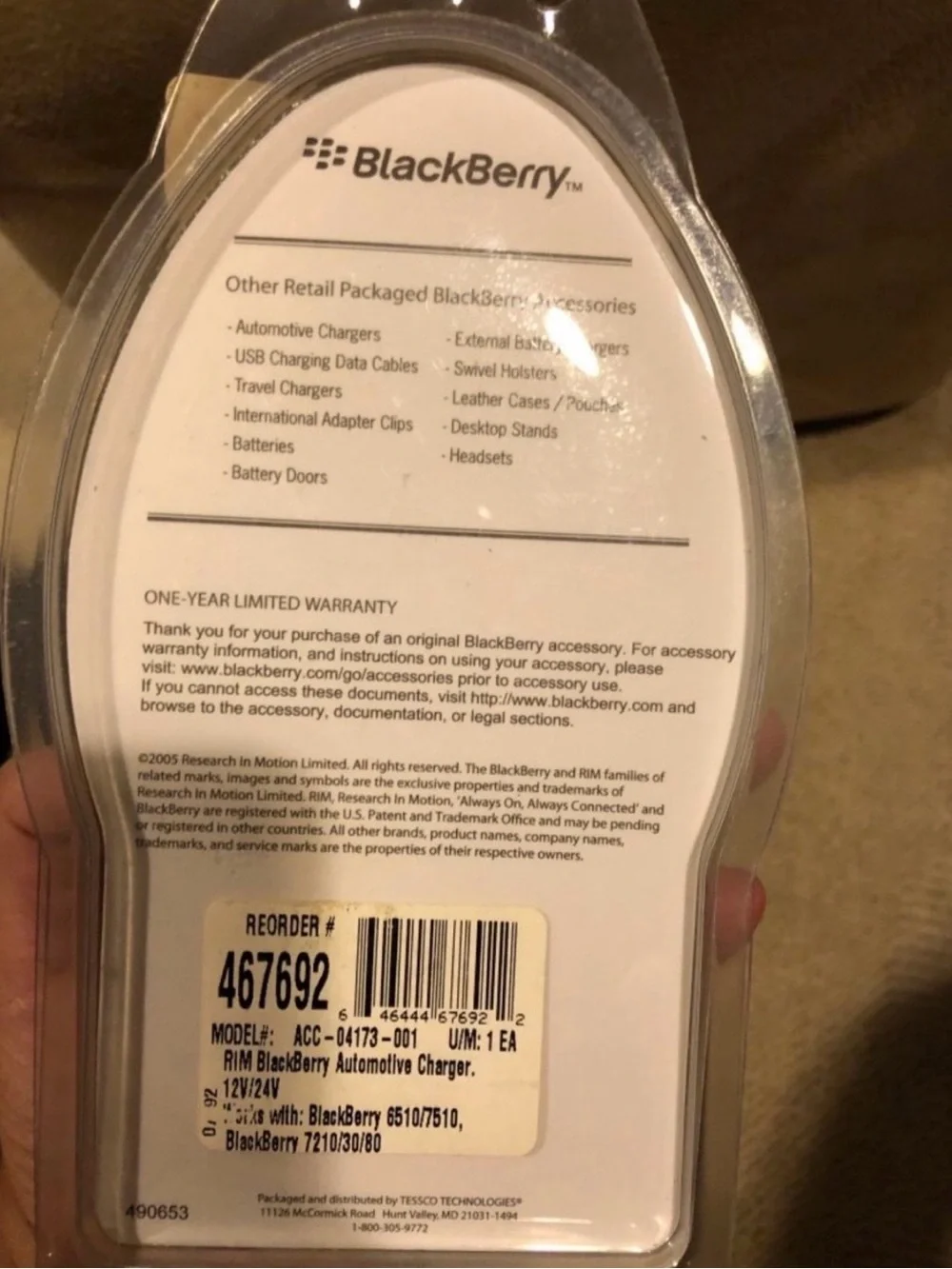 Blackberry Car Charger Universal In-Car USB Power